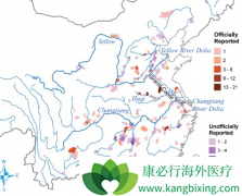 �����й������İ�֢�ֲ�ͼ