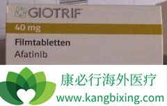 ��������(AFATINIB)��ҩ���ͶԷΰ�������Ч�б�����