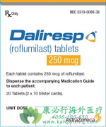 �޷�˾��(Daxas/Roflumilast)����Ӧ֢��ע������