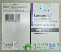 莫妥珠单抗(LUNSUMIO)治疗滤泡性淋巴瘤的缓解率如何？